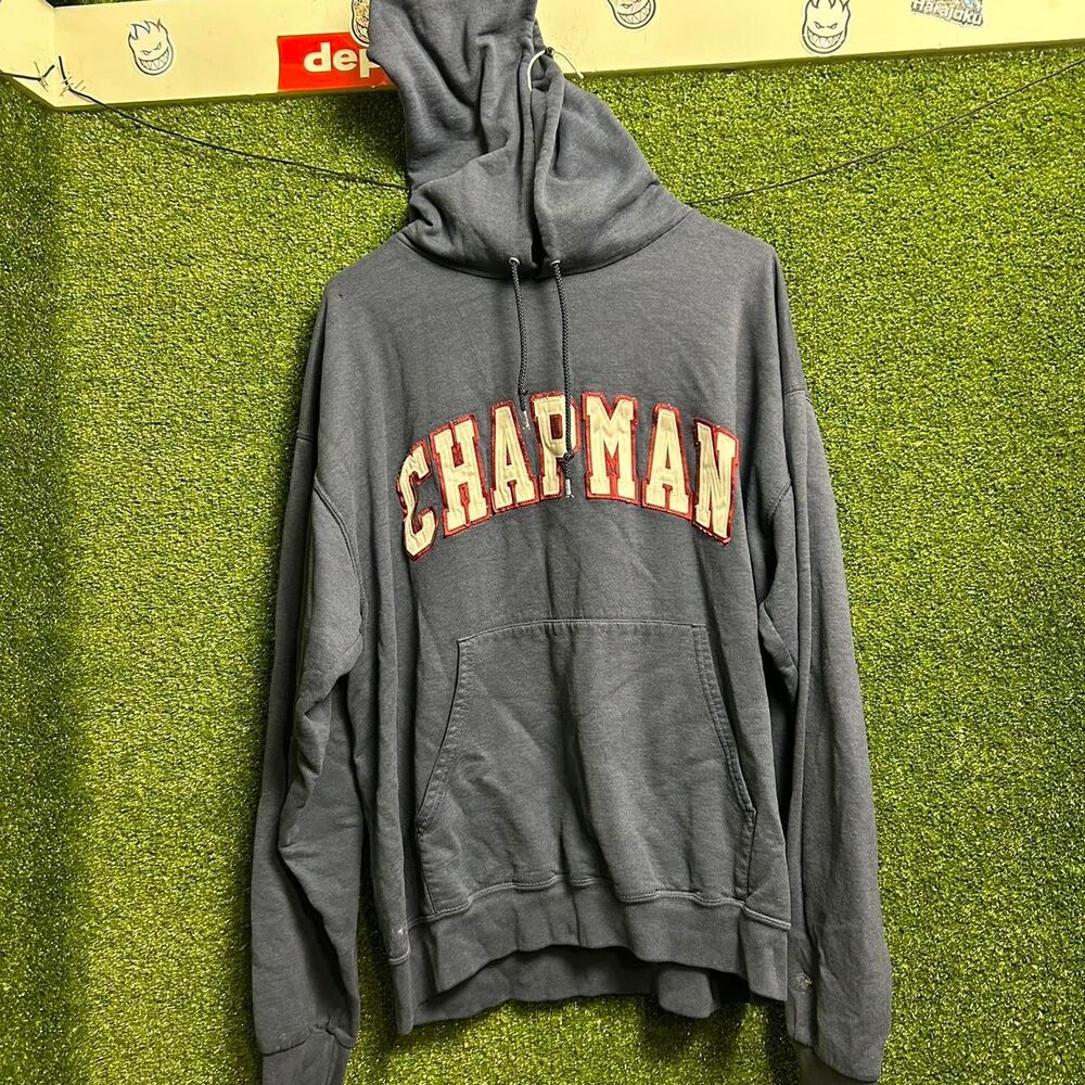 Unbranded Men's Navy and Blue Hoodie